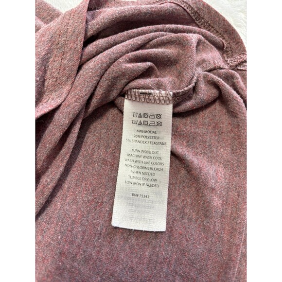 St. Tropez West Mauve Purple Mineral Wash Short Sleeve Tee Shirt size small - Picture 5 of 5